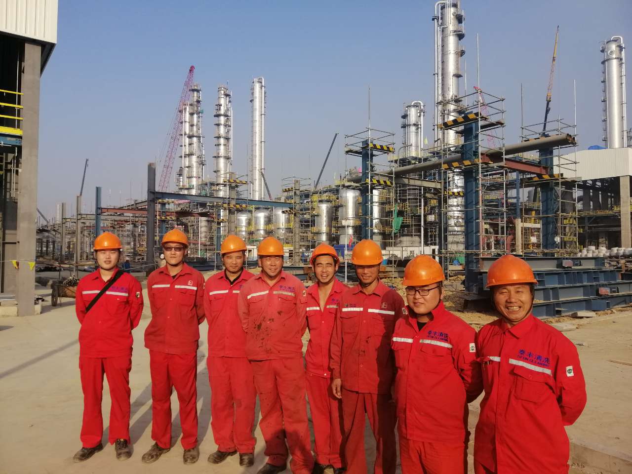 The cleaning project of ethylene cracking furnace of China-kuwait joint  refinery  Co., Ltd. started