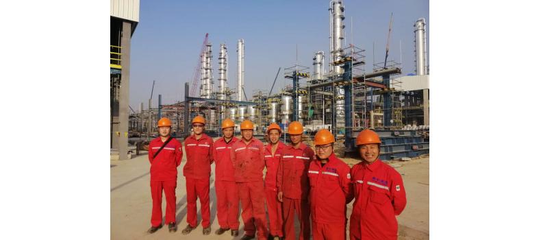 The cleaning project of ethylene cracking furnace of China-kuwait joint  refinery  Co., Ltd. started